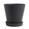 Hay flowerpot XL black